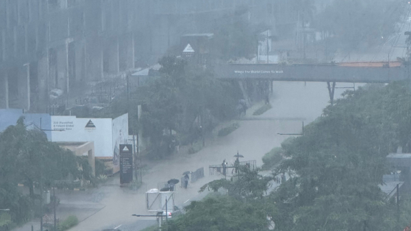 Manyatha Tech Park In Bengaluru Is Now Trending As Manyatha Waterfalls