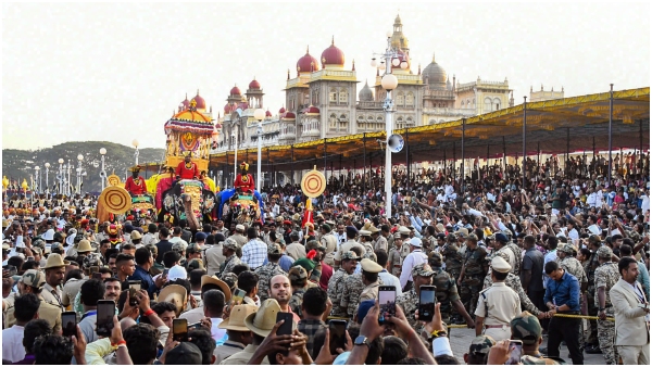Dasara jambusavari held without mayor mysuru