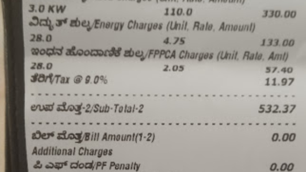 BESCOM Online Bill Payments Affected From October 4 to 7