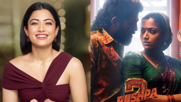 Pushpa 2 Couple Poster Released of Actress Rashmika Mandanna and Allu Arjun