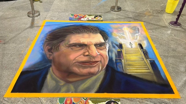 Special tribute to Ratan Tata At Bengaluru s Kempegowda Namma Metro station viral