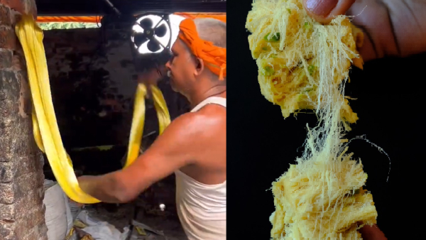 Soan Papdi making video goes viral in social media watch this video before purchase diwali sweets