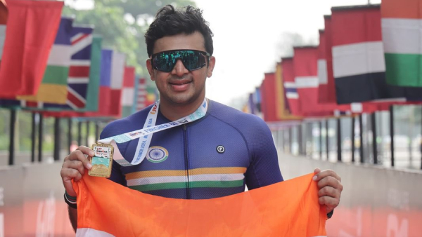 BJP MP Tejasvi Surya Achievement In Iron Man 70 3 Competition Held In Goa