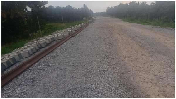 Tumkur Chitradurga Davanagere railway line project updatde 16 station location