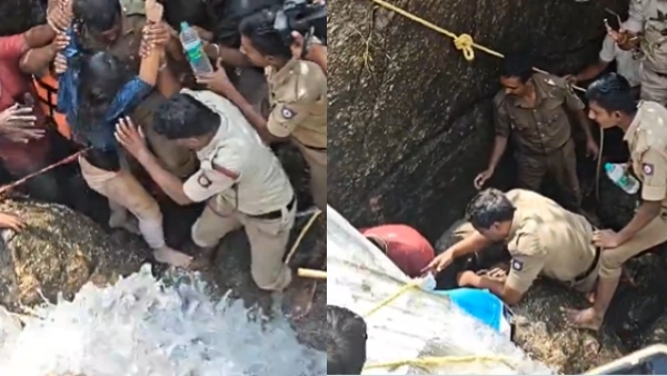 Young Woman Rescued After 12-Hour Operation Following Lake Selfie Accident in Tumkur Young Woman Rescued After 12-Hour Operation Following Lake Selfie Accident in Tumkur