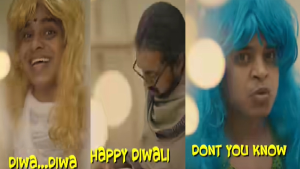 Viral video Difference between Diwali amp amp Deepawali through song Vickypedia Vikas- See video