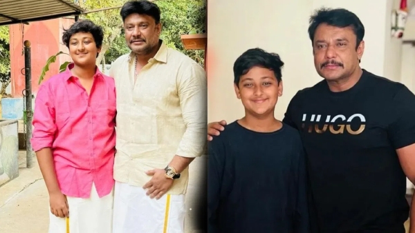 Actor Darshan s Son Vineesh Requests to Fans Outside Hosakerehalli Residence to Go Home