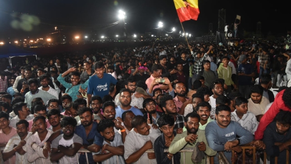 Ravi basrur music night successful mysuru yuva dasara