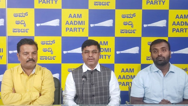 AAP Demands Arrest Of BS Yediyurappa Dr Sudhakar
