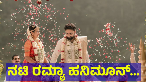 Actress Ramya Honeymoon Photos Getting Viral After Marriage