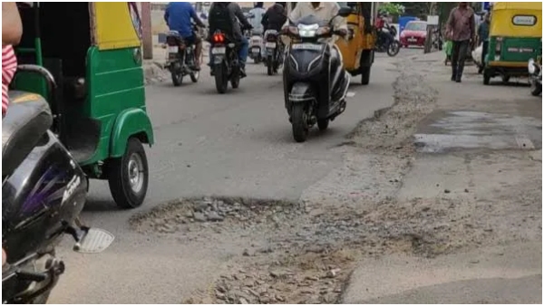 goods auto accident bengaluru potholes bbmp brand bengaluru