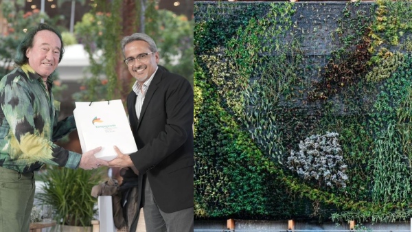 Unveiling of Vertical Garden at Terminal 2 of Bengaluru International Airport See Speciality