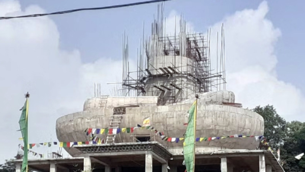 113-Foot-Tall Buddha Statue Is Being Built At The Chamarajanagar