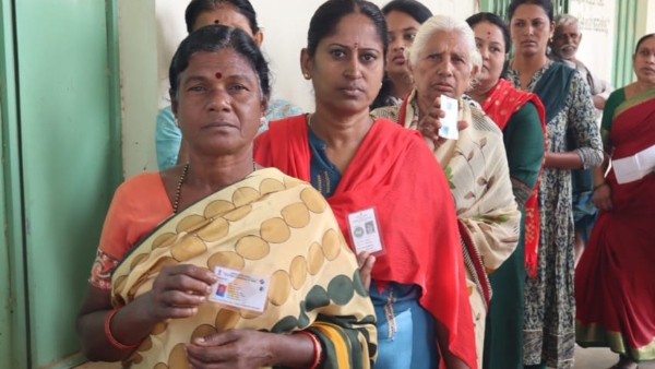 Ballari Sandur By Election 2024 Voting Under Way