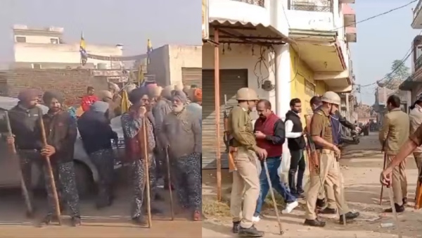 By-Elections Clash Clash between AAP-Congress workers in Punjab - Stones pelted at police in UP