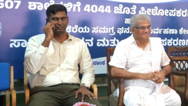 Distribution Of Bench-Desks Worth Rs 72 25 Lakh To Government Schools In Kodagu By Dharmasthala Distribution Of Bench-Desks Worth Rs 72 25 Lakh To Government Schools In Kodagu By Dharmasthala