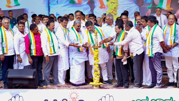 Support C P Yogeshwar We Will Develop Channapatna Says DCM D K Shivakumar