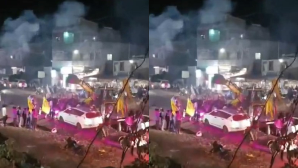 Maharashtra Independent Candidate Shivaji Patil Injured In Fire Accident during Victory Celebration