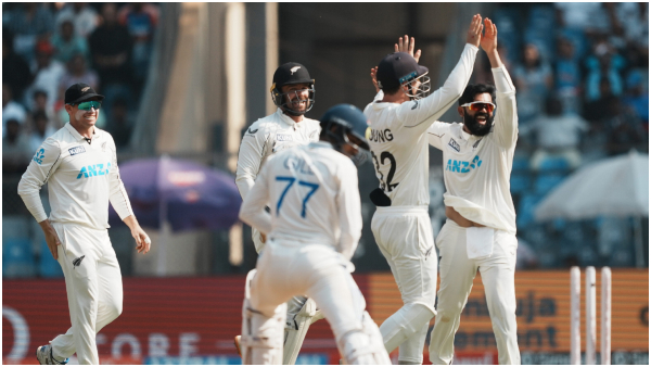 New Zealand Defeats India in 3rd Test to Whitewash Series 3-0