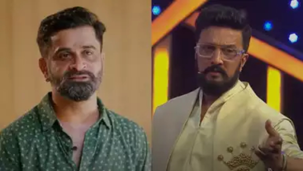 bigg boss kiccha sudeep scolds ugram manju