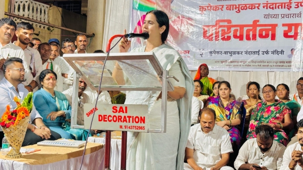 Lakshmi Hebbalkar enters Maharashtra election campaign