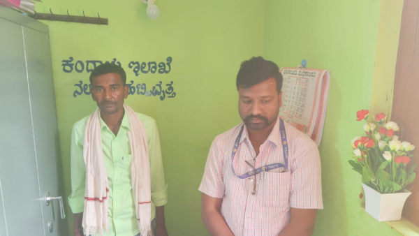 Lokayukta Raid on Village Accountant While Accepting Bribe in Chitradurga district