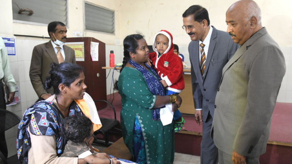 A Team Of Lokayukta Judges Visited And Inspected KC General Hospital In Bengaluru