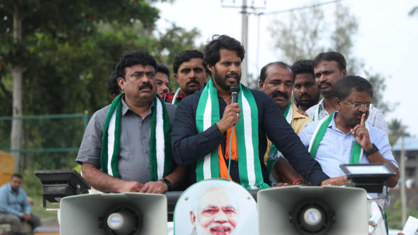 Channapatna By-election C P Yogeshwar defection Once In 6 Years Says Nikhil Kumaraswamy