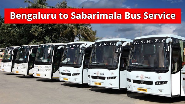 Sabarimala KSRTC Bus Run From Bengaluru on November 29th Price Timing