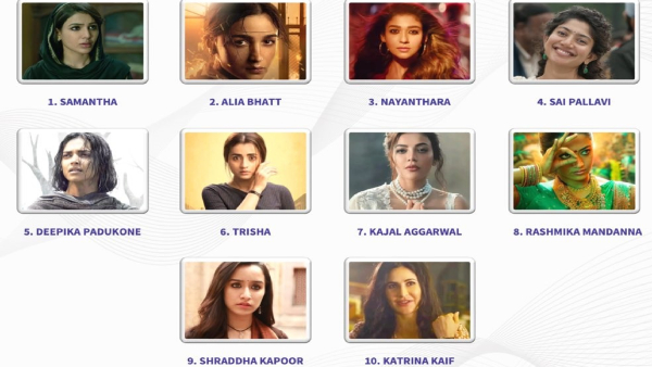 Top 10 Most Popular Actresses In Indian Cinema Samantha Tops The List