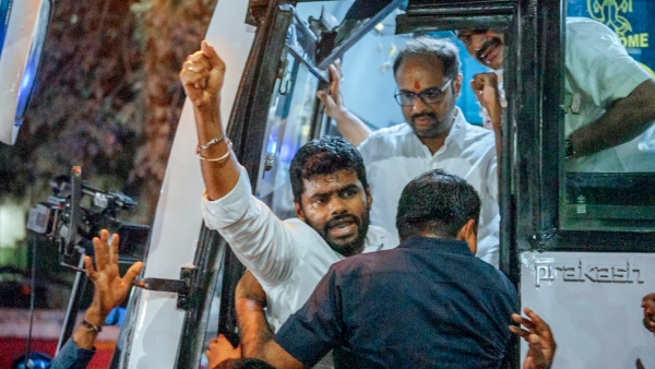 Tamil Nadu Coimbatore blast terrorist Basha s funeral security - Annamalai arrested