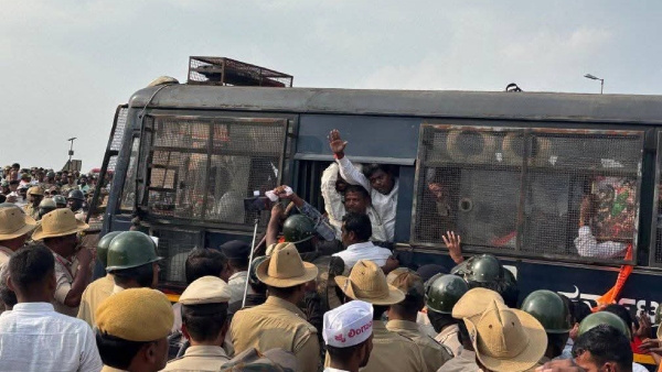 JDS Condemns Police Lathi Charge On Panchamasali Protesters In Belagavi