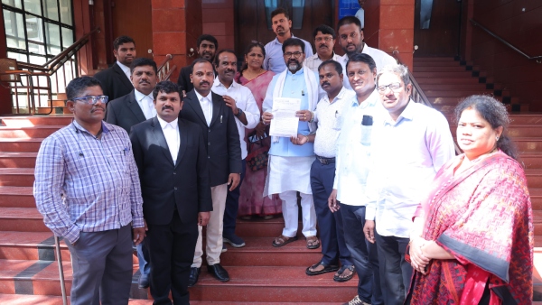 BJP Submits Petition To Lokayukta Against Health Minister