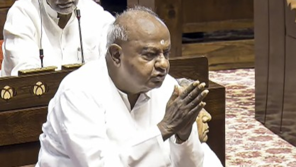 Hassan Airport Former PM HD Deve Gowda Makes a Passionate Appeal in Rajya Sabha