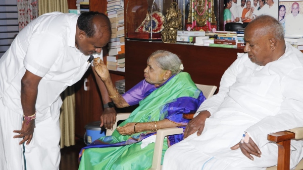 HD Kumaraswamy celebrates 65th birthday BJP Leaders wishes