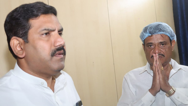 BJP President BY Vijayendra Meets MLA Munirathna