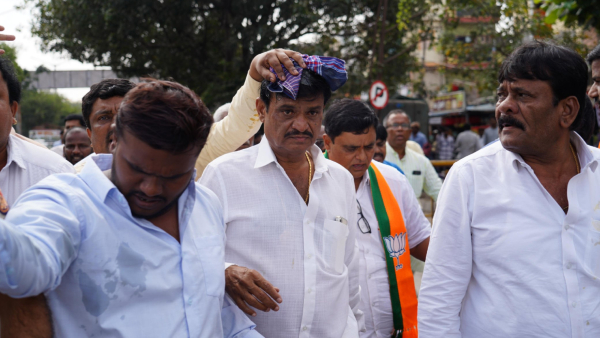 BJP MLA Munirathna Accuses Congress Leaders Over Attack Incident