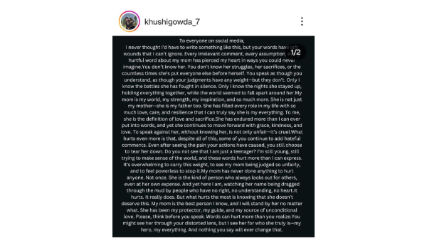 Actress Pavithra Gowda Daughter Khushi Gowda Hits Back At Social Media Trolls Actress Pavithra Gowda Daughter Khushi Gowda Hits Back At Social Media Trolls