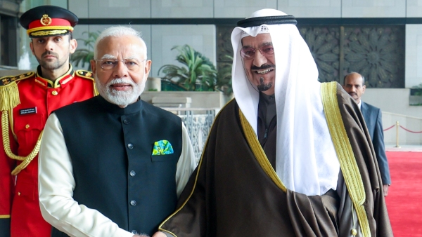 PM Modi honoured with Kuwaits highest Mubarak Al-Kabeer Order