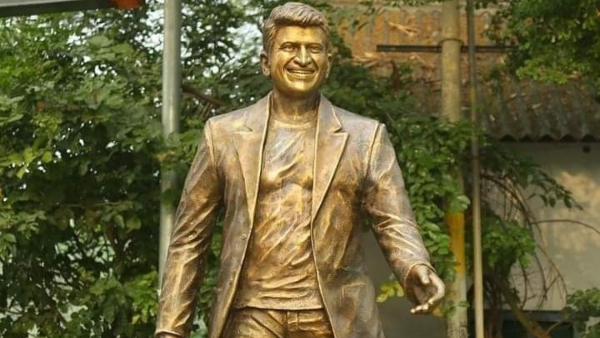 Actor Puneeth Rajkumar s Statue Allegedly Removed In Tumakuru District