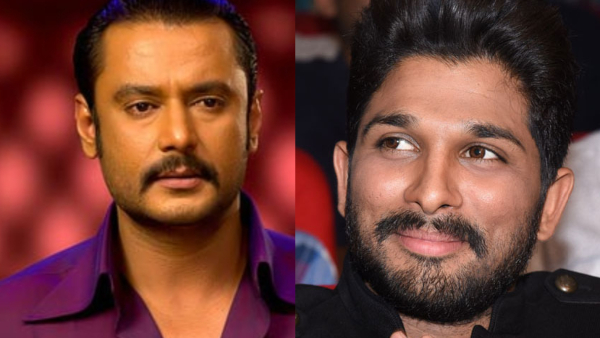 pushpa-2 darshan thoogudeepa warns allu arjun allu arjun says he won t speak Kannada