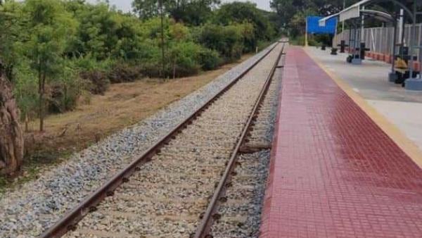 Chikballapur Puttaparthi New Railway Line Updates