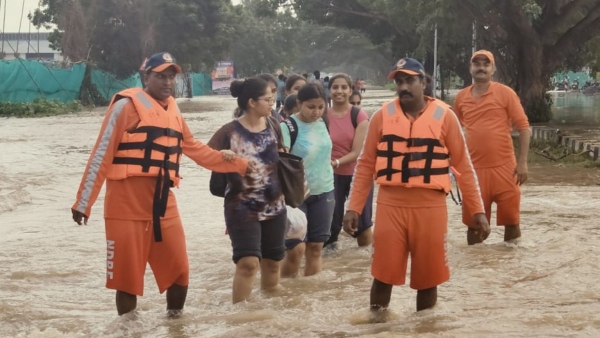 Tamil Nadu Minister k ponmudy visits areas affected by Cyclone Fengal Villagers throw mud