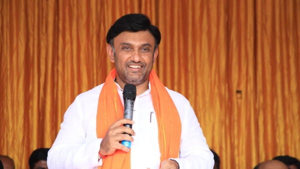MP K Sudhakar Verbal Attack On BJP President BY Vijayendra