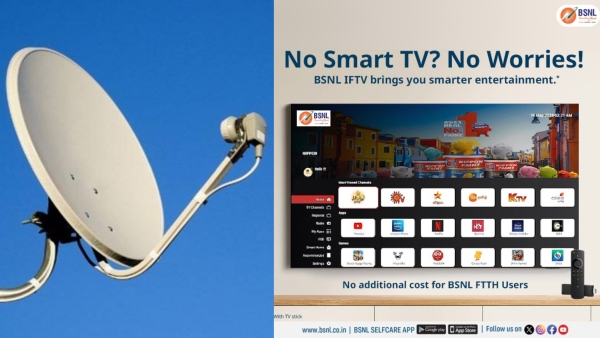 BSNL has Expanded IFTV Services to UP and Rajasthan States See IFTV Benifits