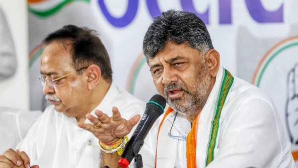 DK Shivakumar Unveils First Congress Guarantee For Delhi Polls