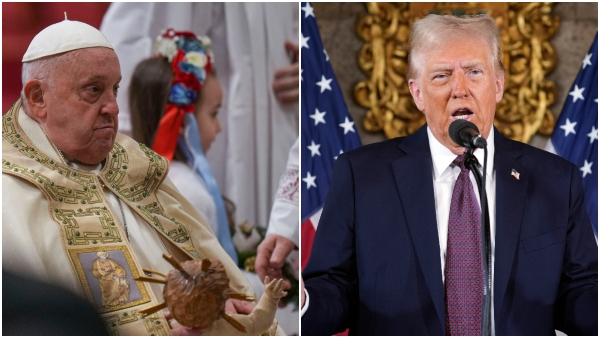 Pope francis urges trump lead no room for hatred