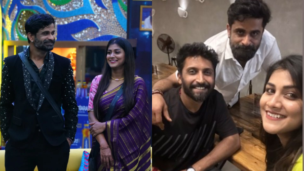 Bigg Boss Kannada 11 Contestants Gouthami Jadav and Ugram Manju Shared Photo together