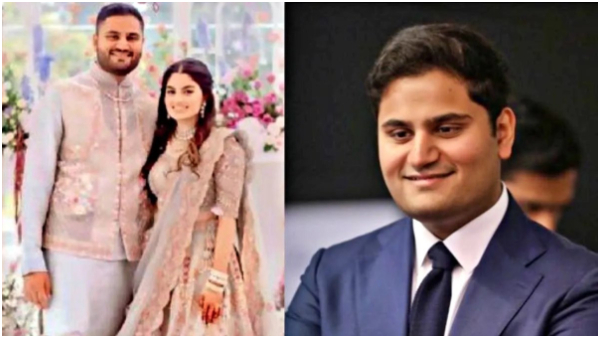 Simple traditional gautam adani son jeet wedding