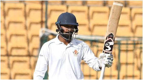 Karnataka takes big lead against punjab ranji trophy match smaran double century Karnataka takes big lead against punjab ranji trophy match smaran double century